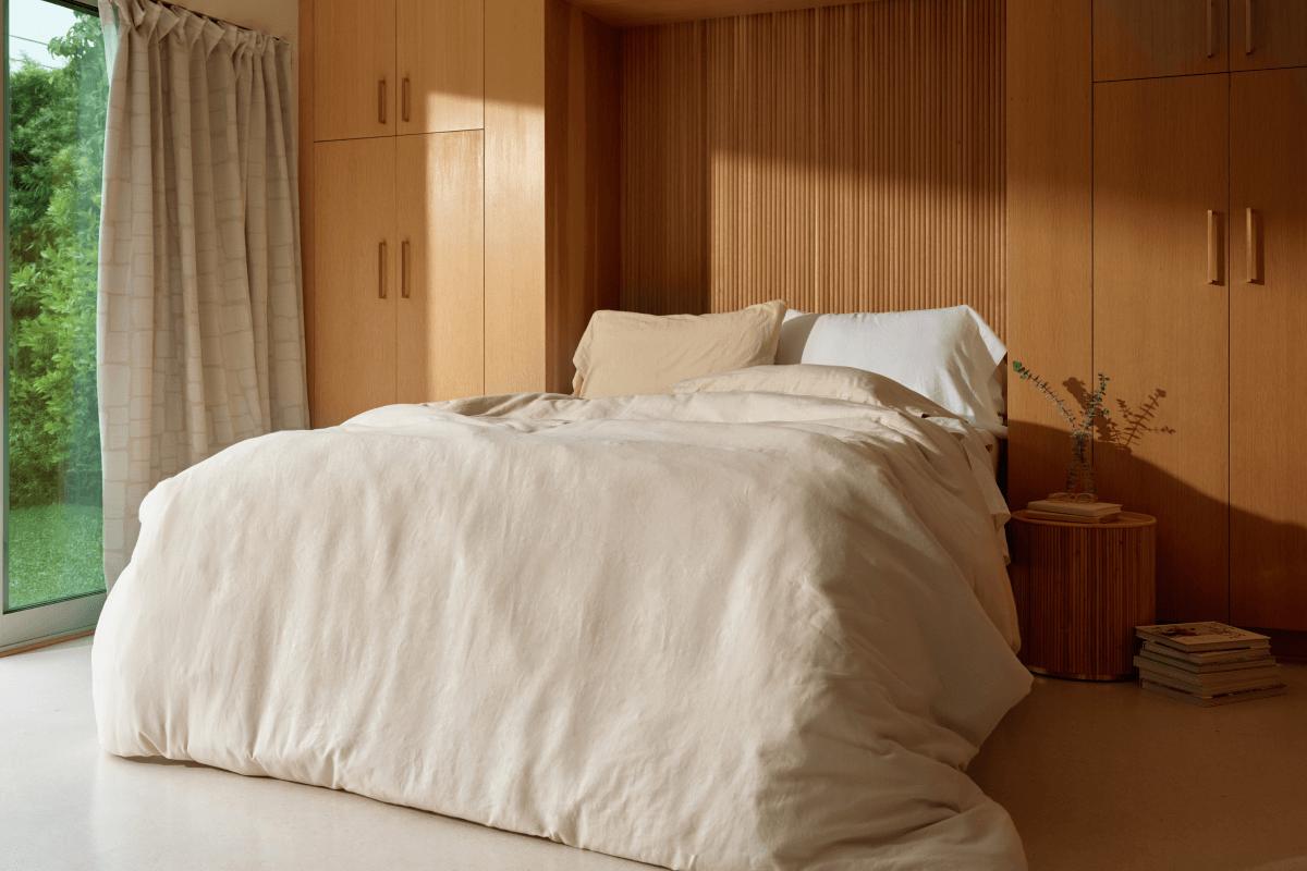 Linen Cotton Fitted Sheet - Image 4