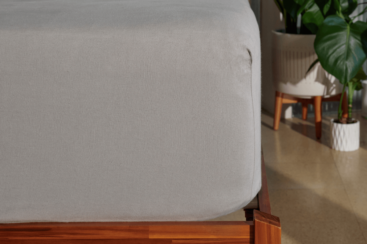 Alternative view of Linen Cotton Fitted Sheet